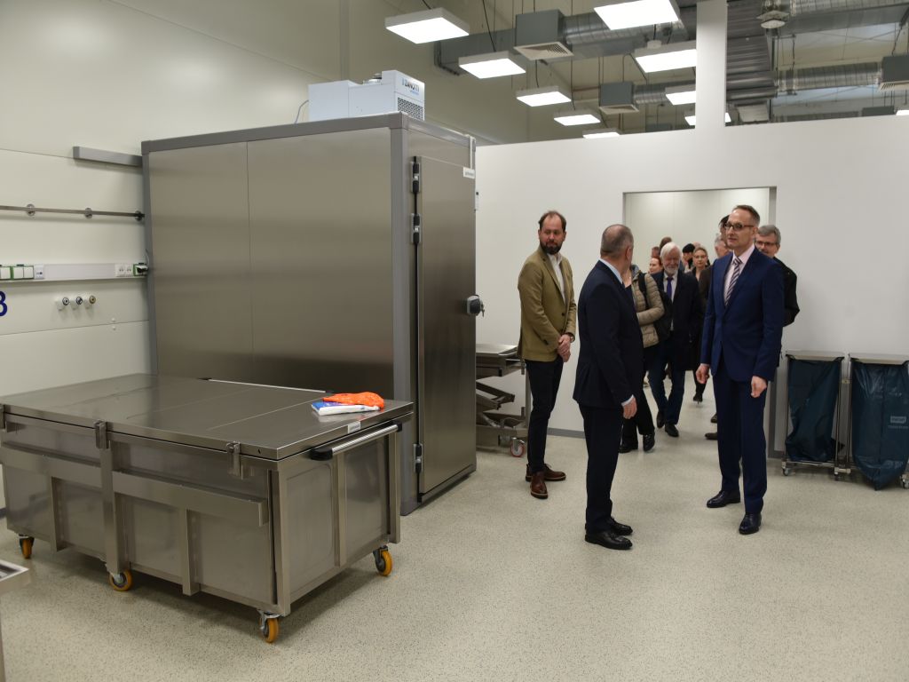 Uroczyste otwarcie Pracowni Anatomii w Wojskowym Instytucie Medycznym. Nowa pracownia.
