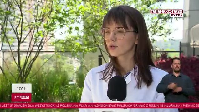 Zrzut ekranu z programu telewizyjnego Teleexpress