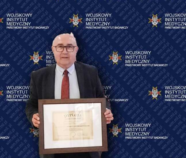 Prof. Andrzej Chciałowski z dyplomem honorowego członka Polskiego Towarzystwa Chorób Płuc