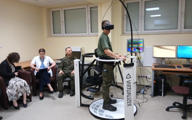 badanie za pomocą technologii wirtualnej rzeczywistości (VR)