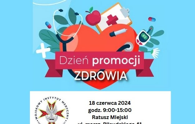 dzień promocji zdrowia w Legionowie plakat
