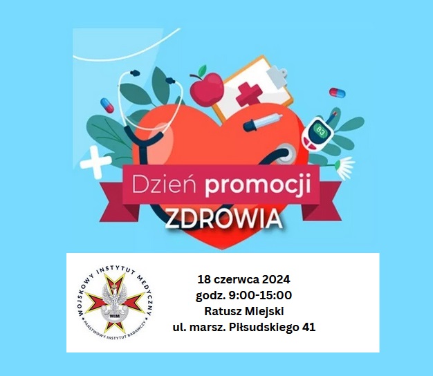dzień promocji zdrowia w Legionowie plakat