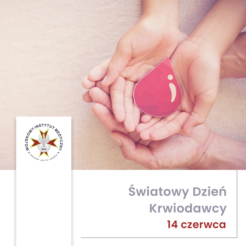 dłonie z kropelką małą, czerwoną krwi z okazji światowego dnia krwiodawstwa i krwiolecznictwa