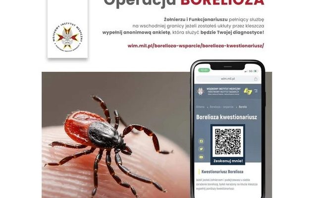Operacja borelioza plakat promocyjny