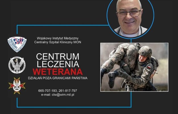 Plakat Centrum Leczenia Weterana