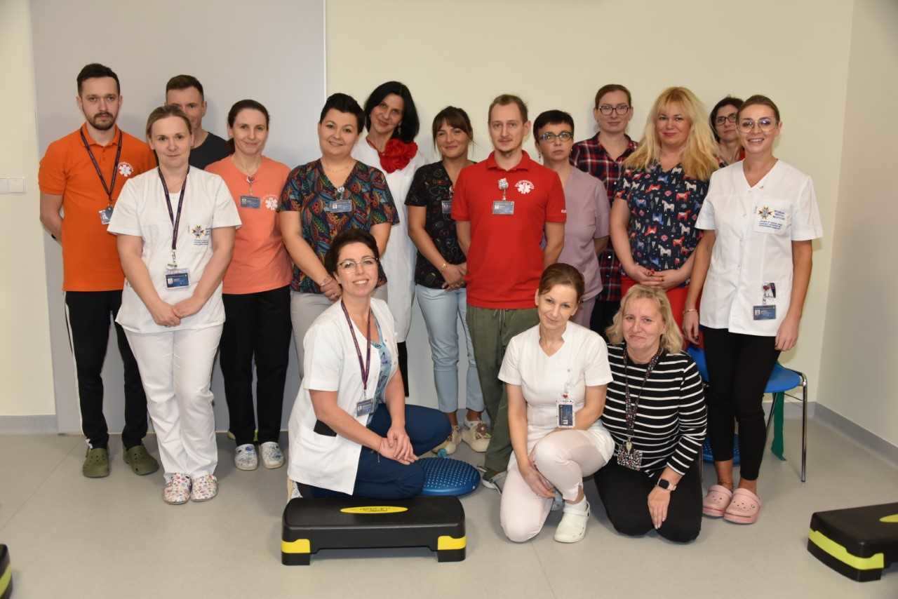 Pracownicy Oddziału Dziennej Rehabilitacji Kardiologicznej w Legionowie