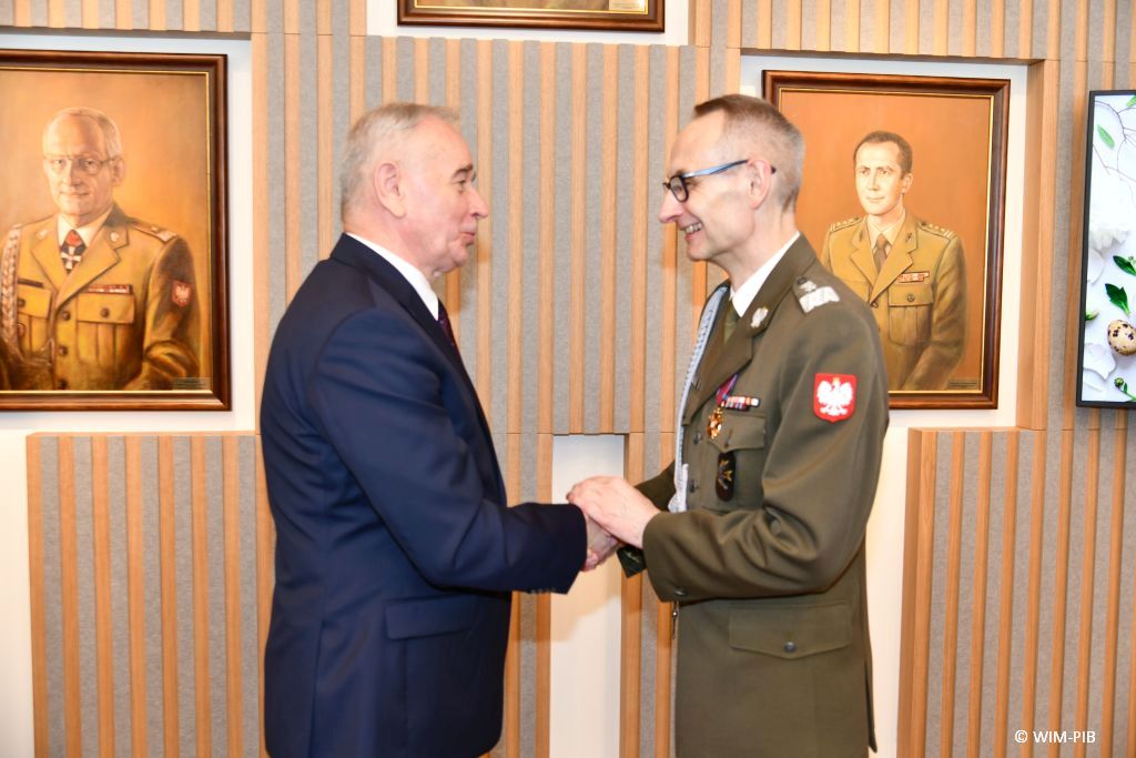 Dyrektor WIM Grzegorz Gielerak podczas spotkania wielkanocnego.