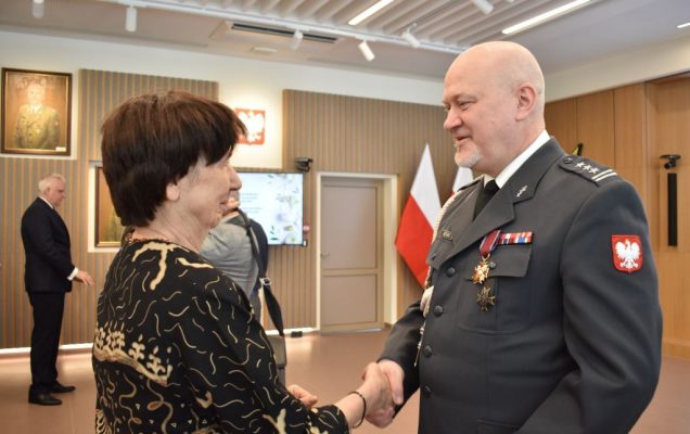 Marek Rękas podczas spotkania wielkanocnego.