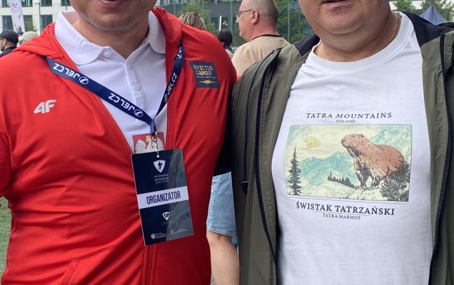 Organizator wydarzenia, obok Profesor Świstak.