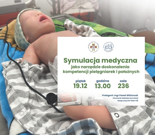 Fantom dziecka i fragment plakatu zapraszającego na wykład.