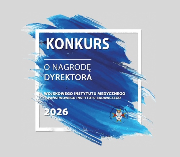 Plakat konkursu o nagrodę dyrektora wim 2026.